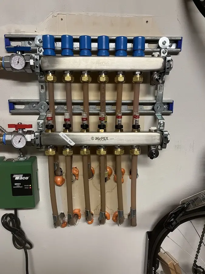 Plumber performing Leak Detection at a residential property in Hopewell