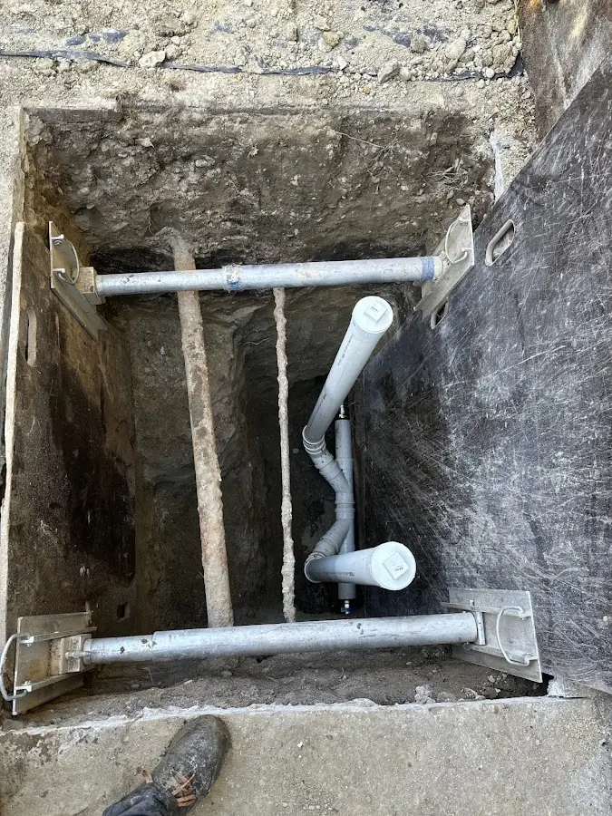 Experienced plumber completing Gas Line Repair work in Hopewell